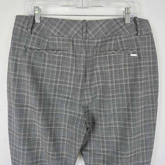 Calvin Klein Dress Slacks Women's 14 Check Pattern Gray Black & White - Picture 4 of 16